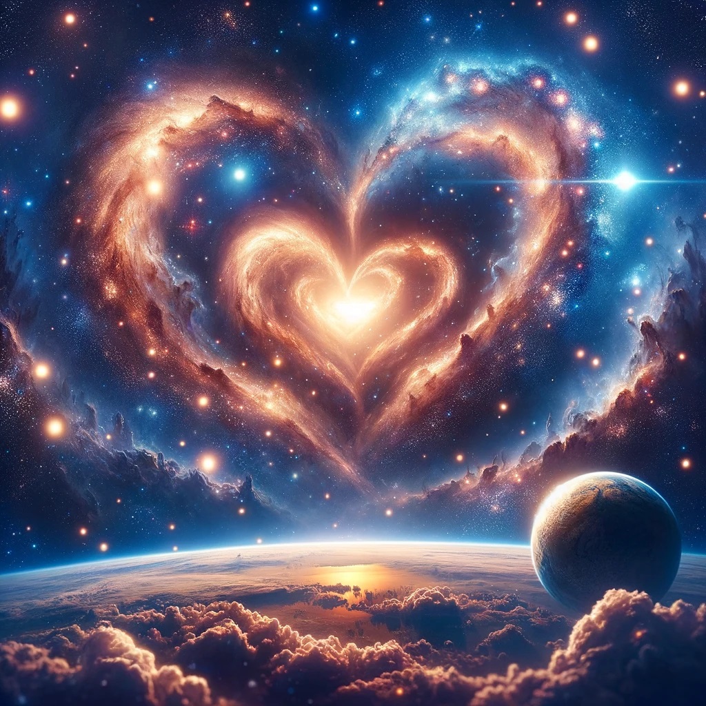 宇宙の愛の流れ・愛と光のスピリチュアルな旅：心の目覚めと深化への鍵