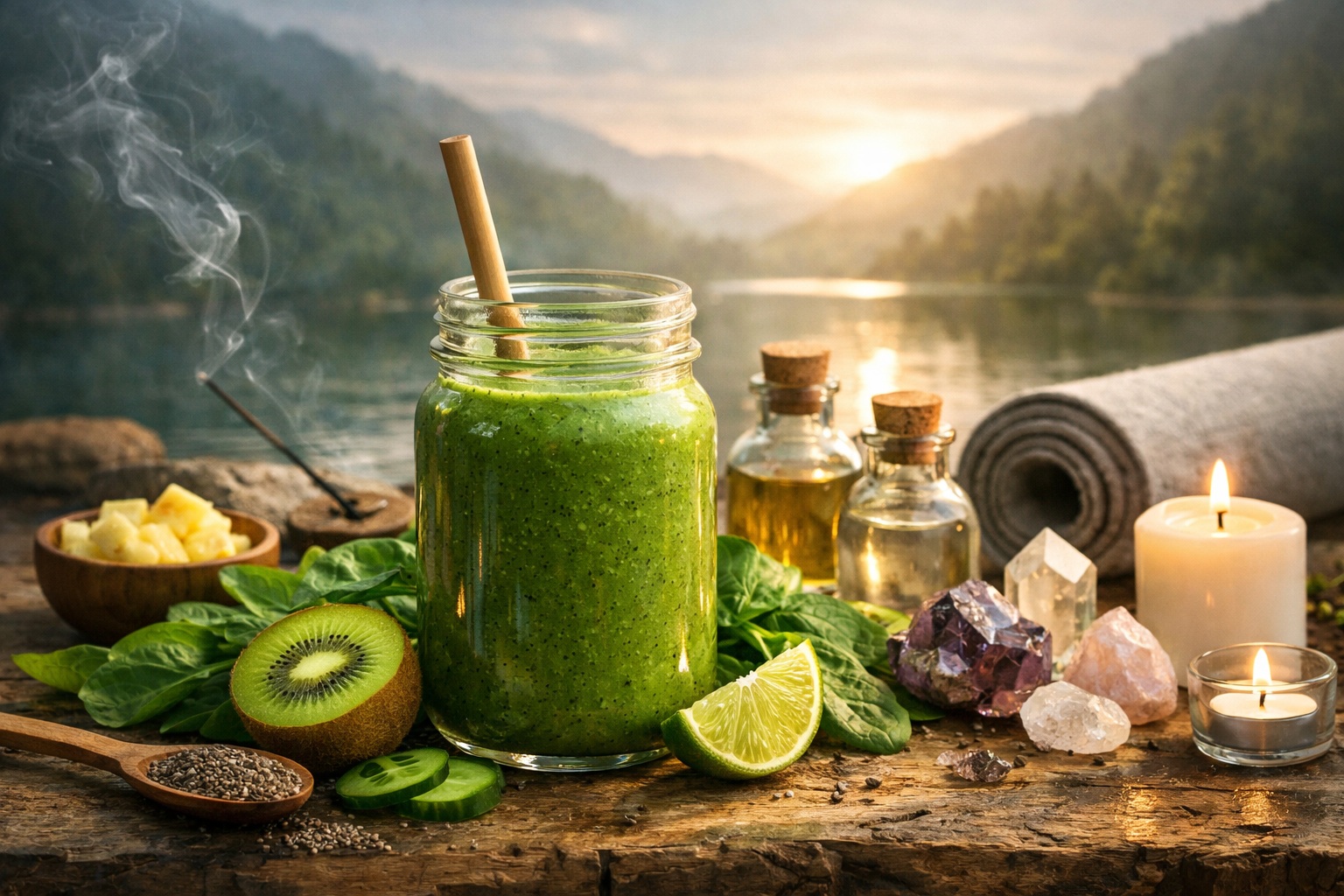 ストレスフリーなダイエット！心と体を癒すヒーリングスムージーの秘訣