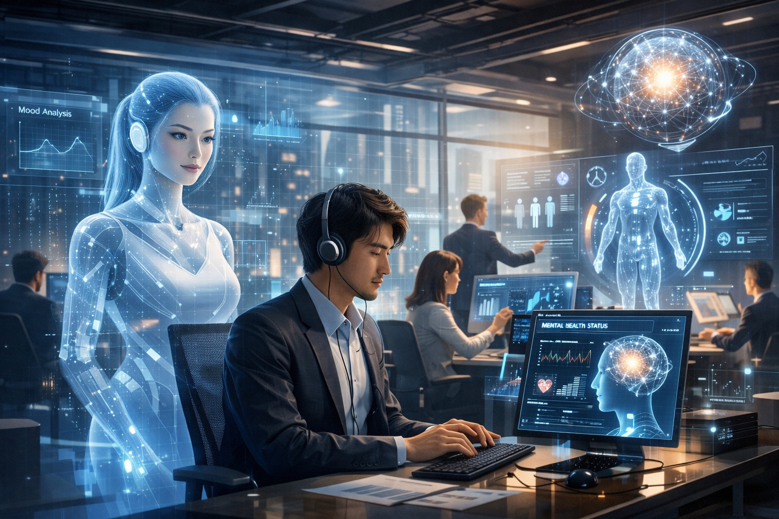 社員のメンタルヘルスをAIが変える！企業を支える未来の職場！