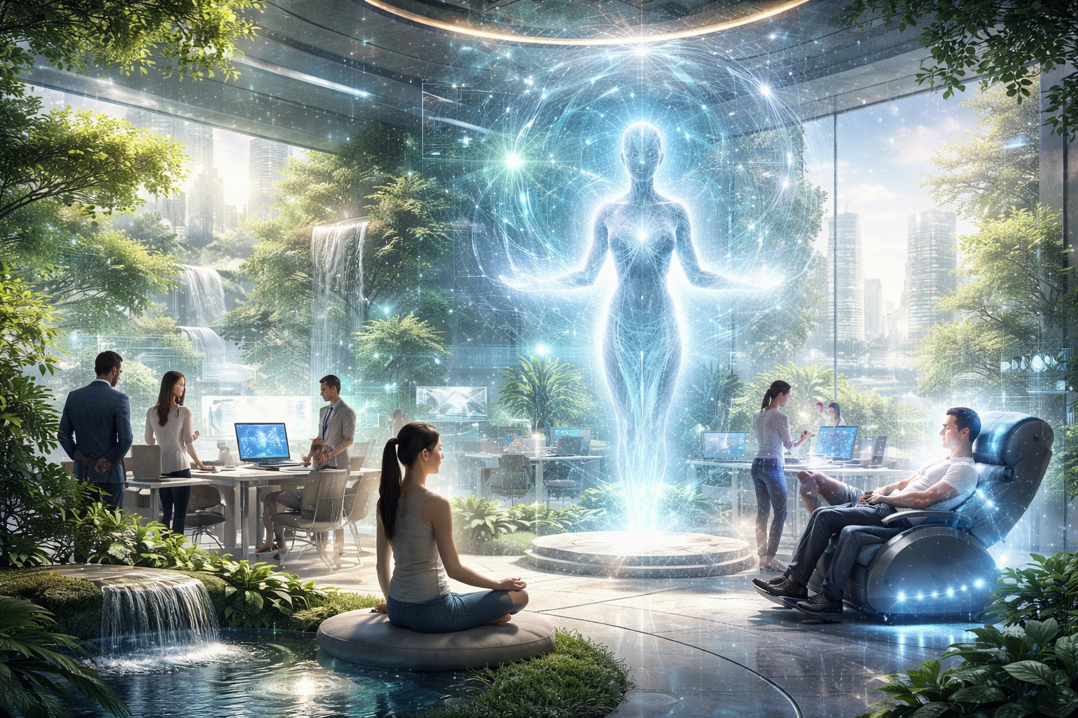 企業の未来を変える！AI×ヒーリングがもたらす新たな職場環境の創造