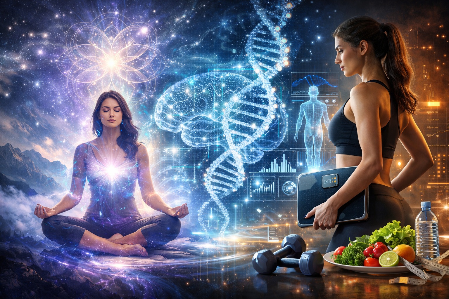 スピリチュアルヒーリングとAI：ダイエットを科学する新アプローチ