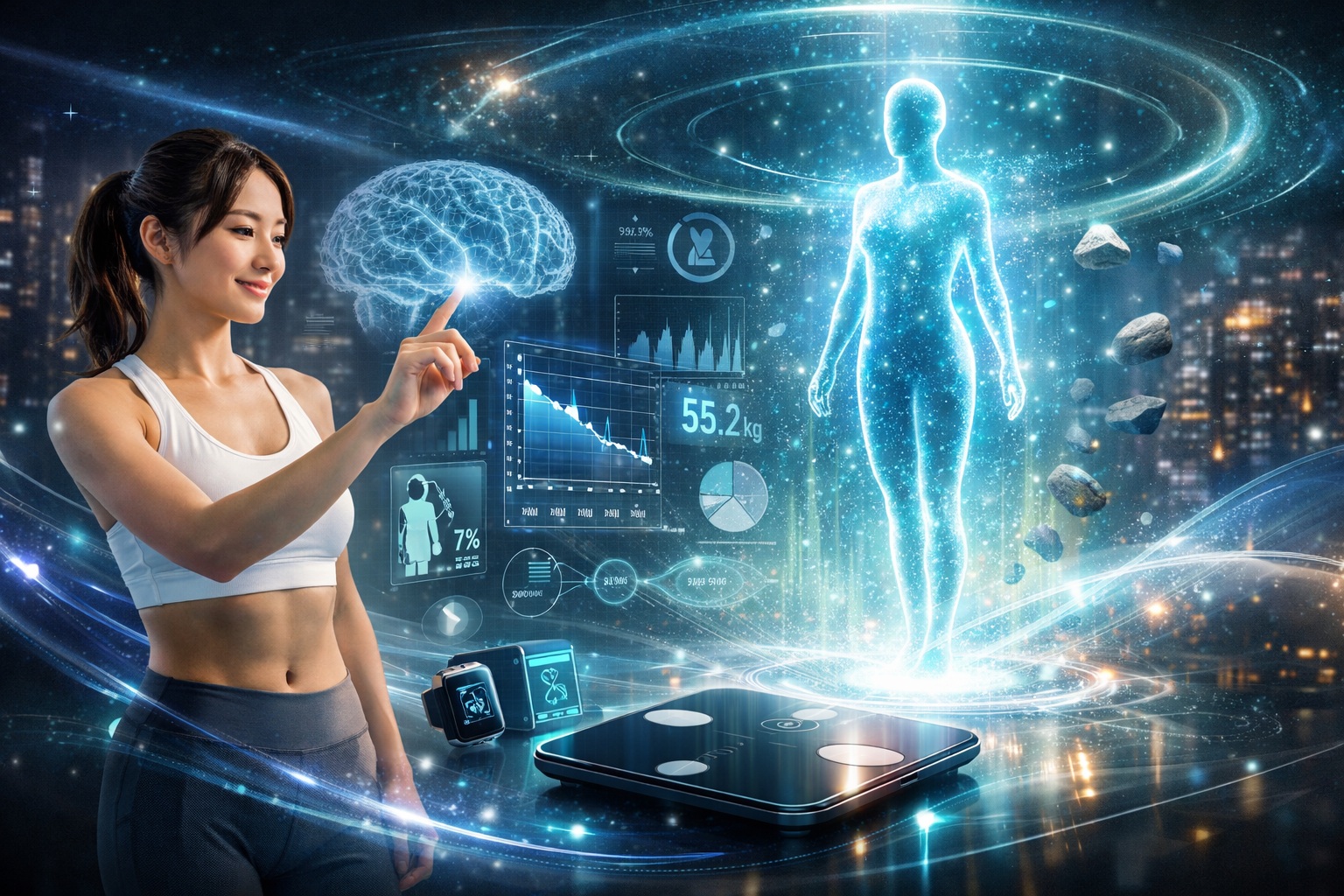 ダイエットに革命を！AIとヒーリングがもたらすスマート体重管理
