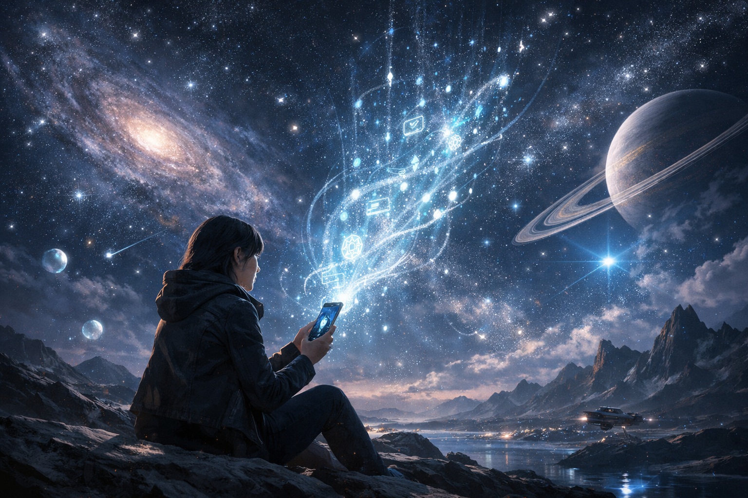 宇宙メッセージアプリ：星々からのメッセージを受け取る方法とは？