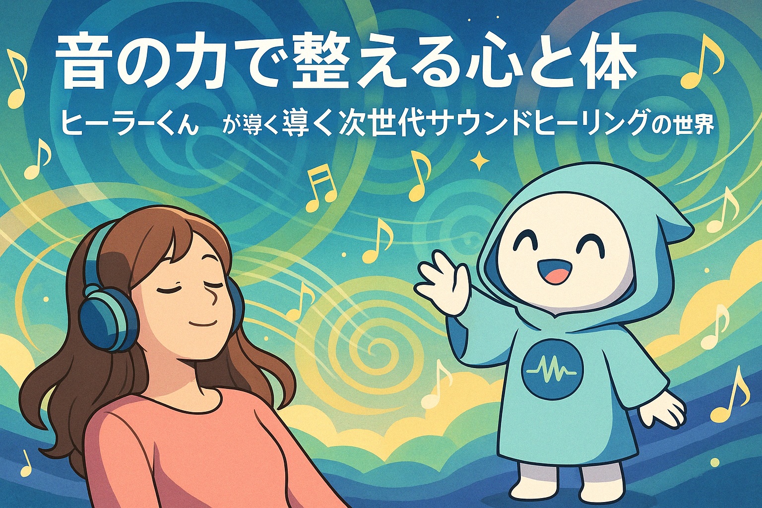 音の力で整える心と体｜ヒーラーくんが導く次世代サウンドヒーリング
