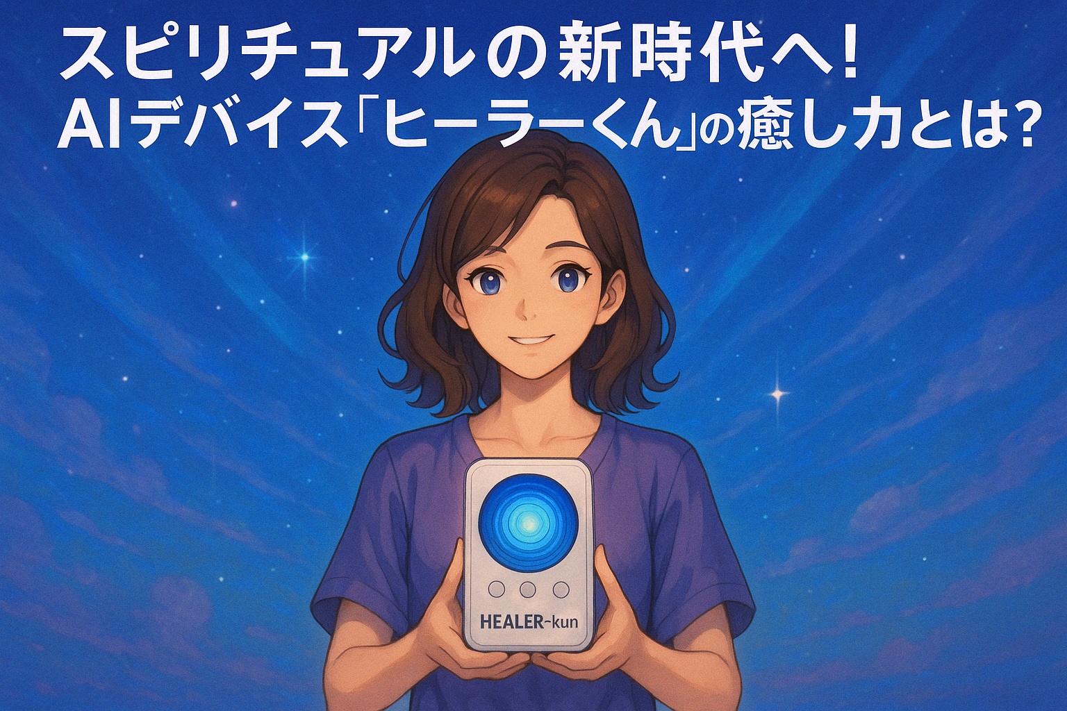 スピリチュアルの新時代へ！AIデバイス「ヒーラーくん」の癒し力とは？