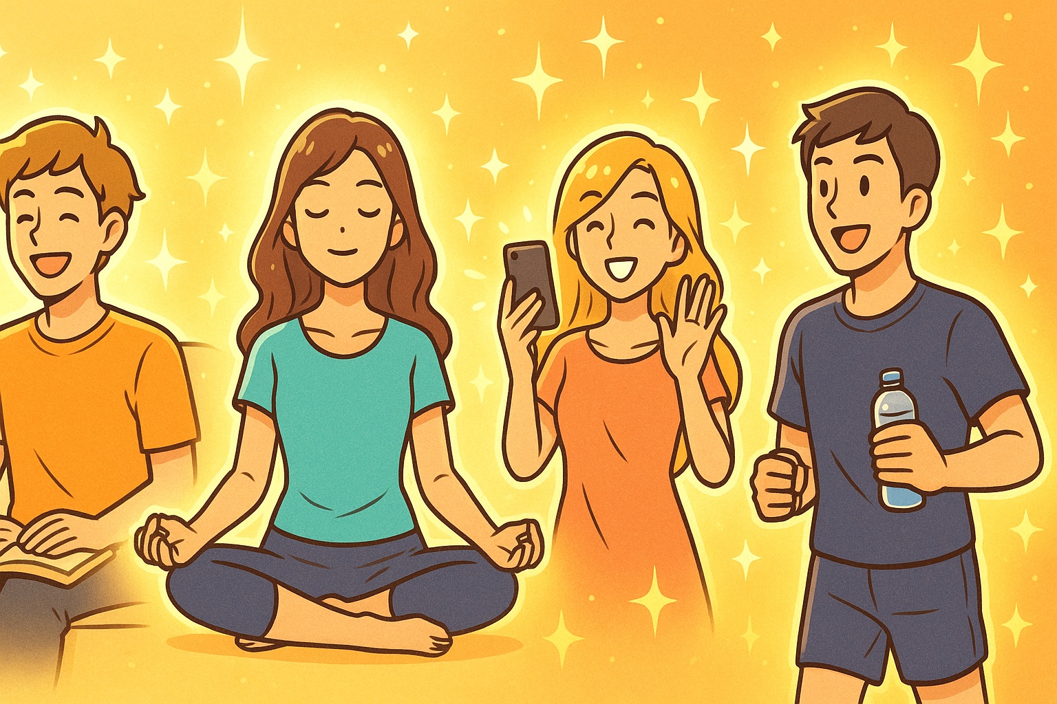 キラキラ輝く人々の生活スタイルを大公開！オーラの秘密に迫る！