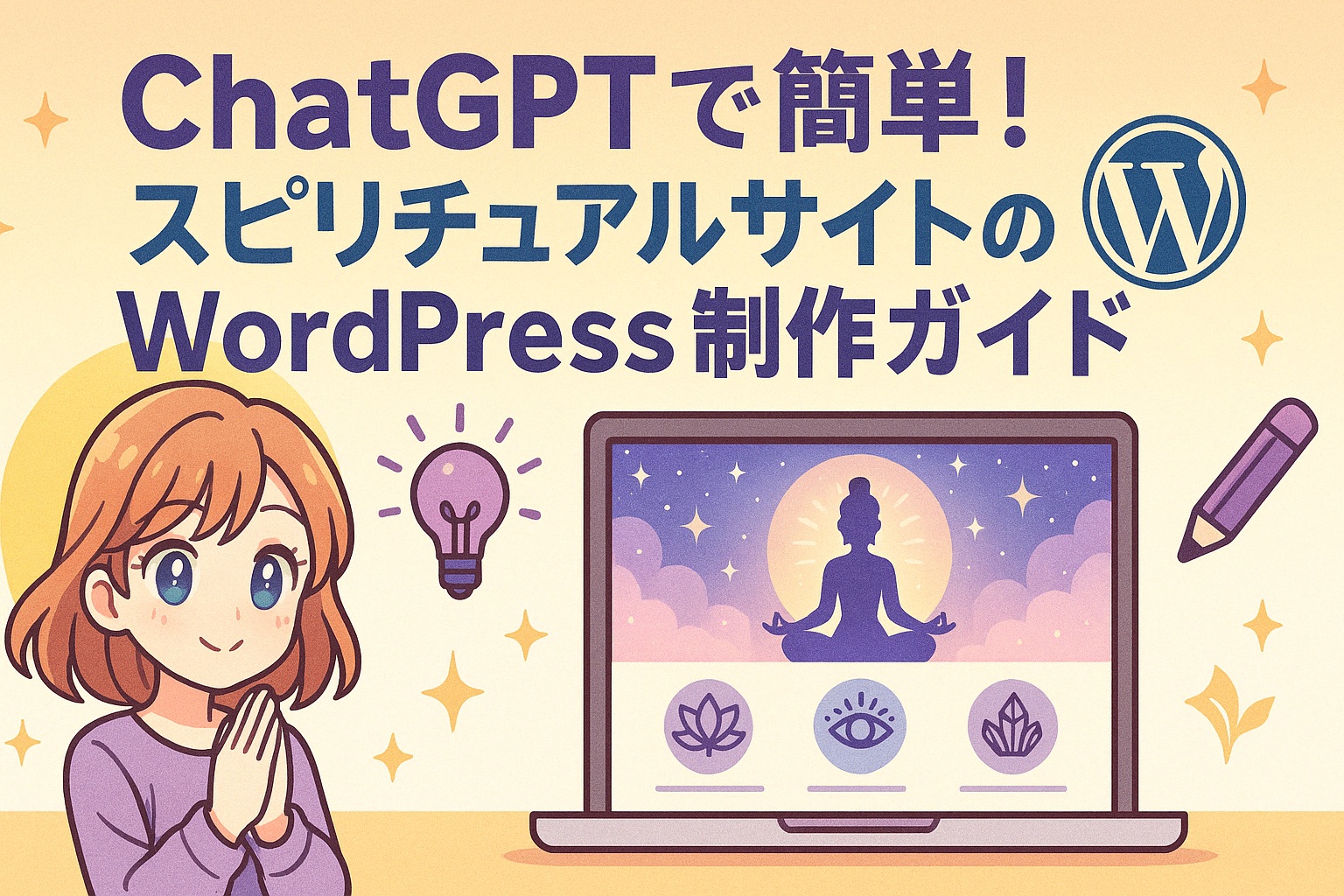 ChatGPTで簡単！スピリチュアルサイトのWordPress制作ガイド