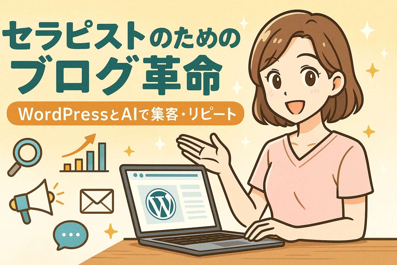 セラピストのためのブログ革命｜WordPressとAIで集客・リピート