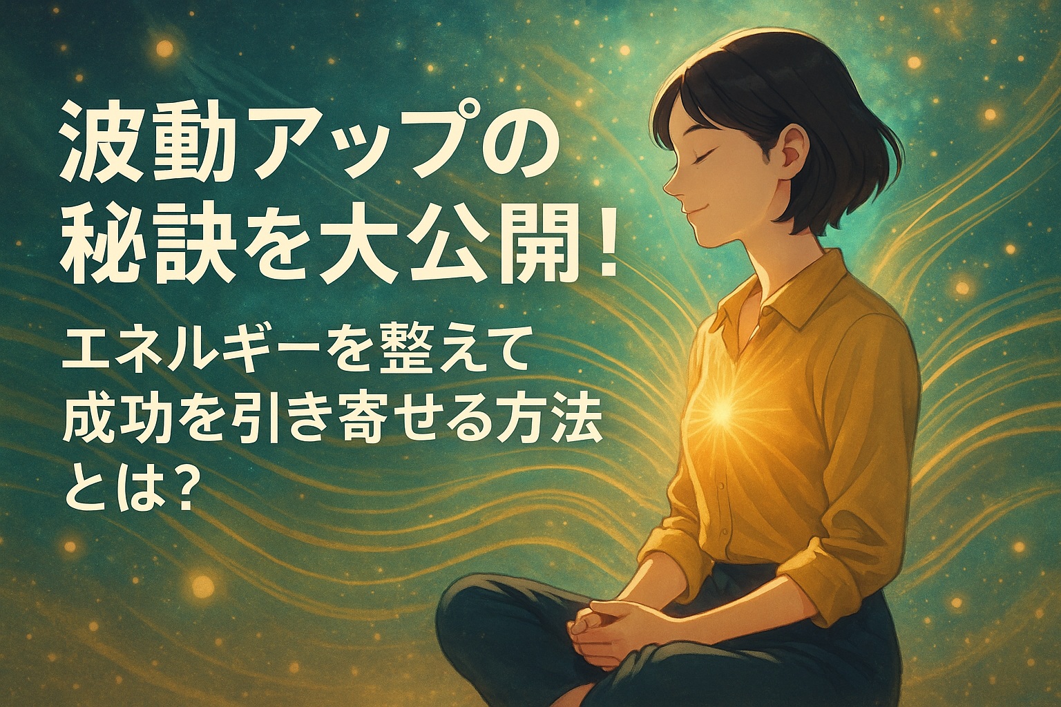 波動アップの秘訣を大公開！エネルギーを整えて成功を引き寄せる方法