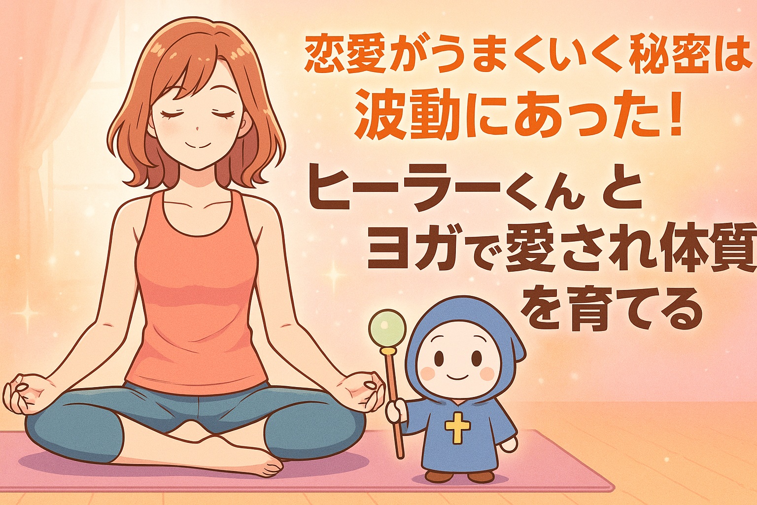 恋愛がうまくいく秘密は波動にあった！ヒーラーくんとヨガで愛され体質を育る