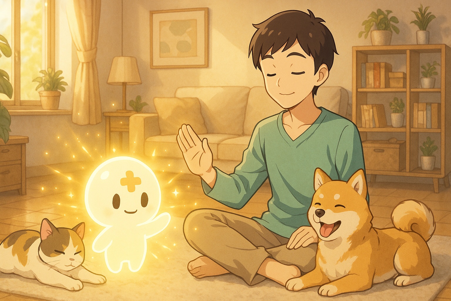 ペットの元気が戻った！？ヒーラーくんで始めるやさしいヒーリング習慣