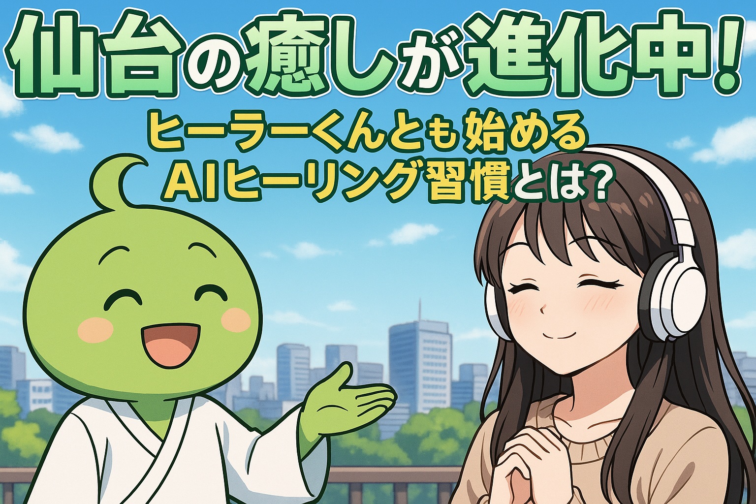 仙台の癒しが進化中！ヒーラーくんと始めるAIヒーリング習慣とは？