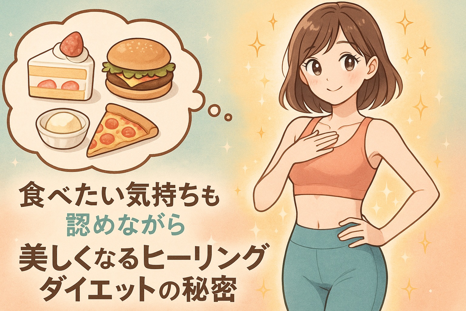 食べたい気持ちも認めながら、美しくなるヒーリングダイエットの秘密