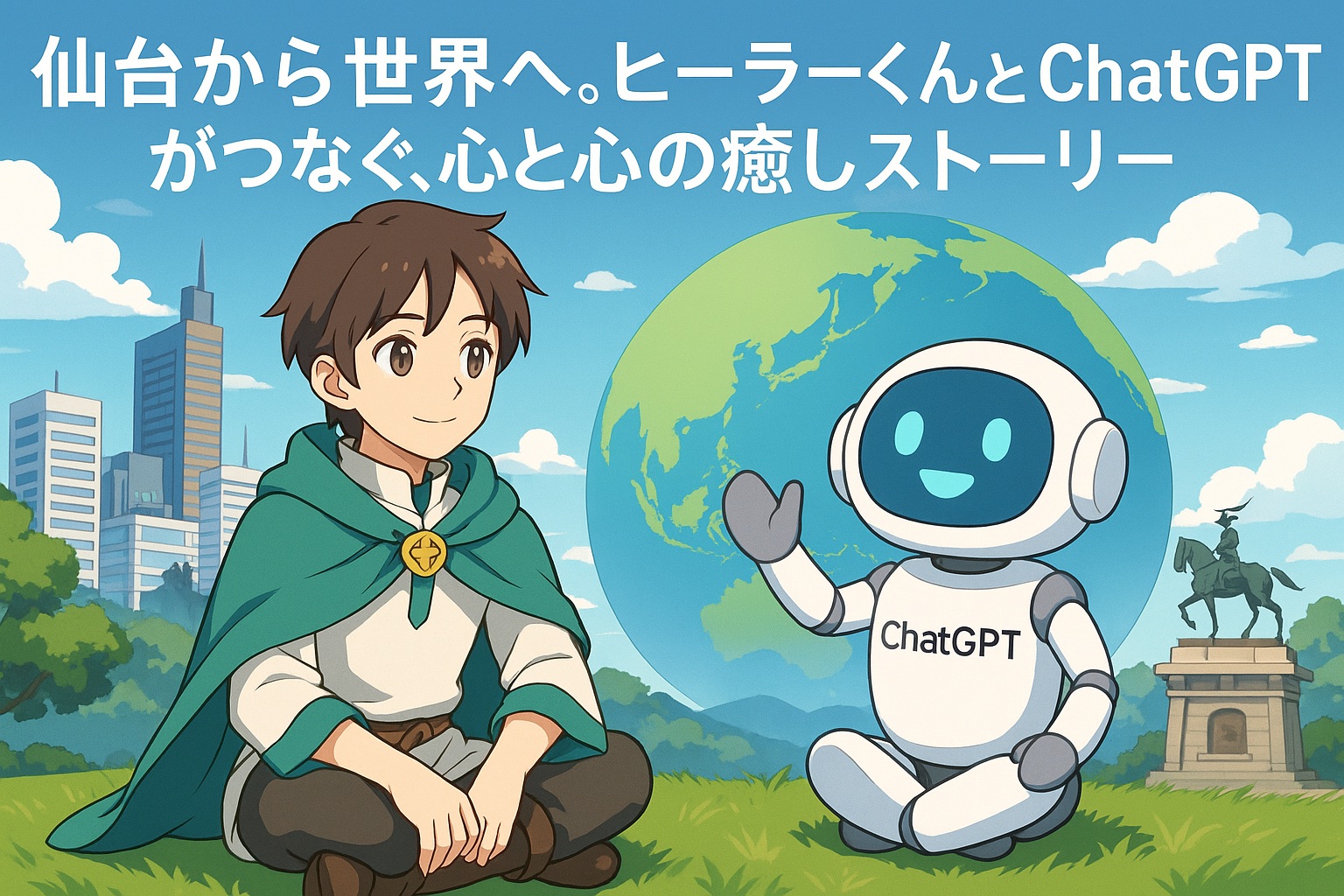 仙台から世界へ！ヒーラーくんとChatGPTがつなぐ癒しストーリー