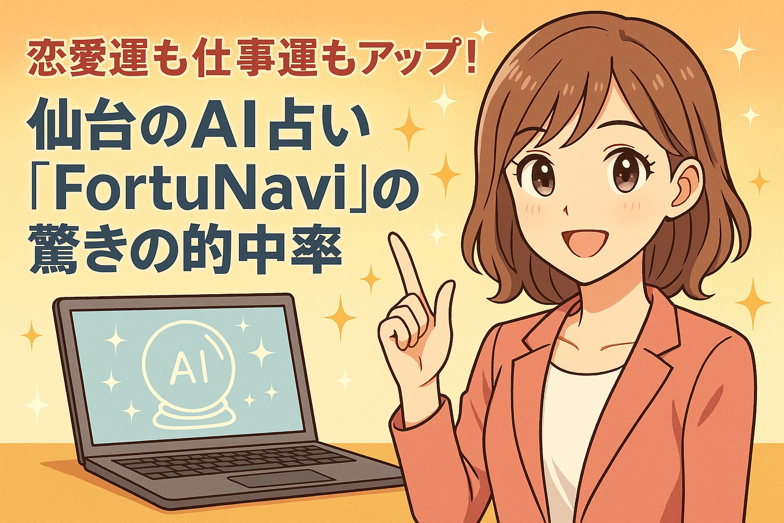 恋愛運も仕事運もアップ！仙台のAI占い「FortuNavi」の驚きの的中率