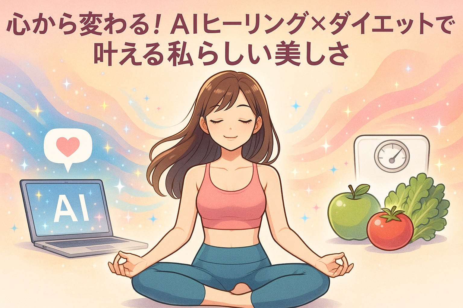 心から変わる！AIヒーリング×ダイエットで叶える私らしい美しさ