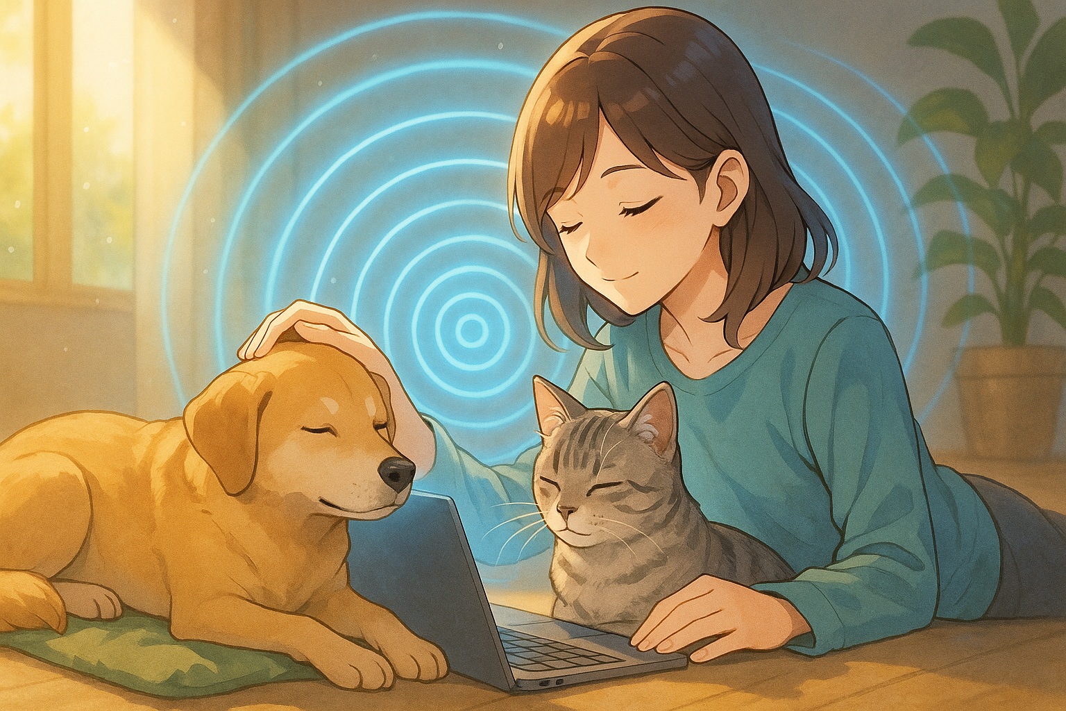 動物にも届くやさしい波動｜AIと癒しが生む“ペットヒーリング”