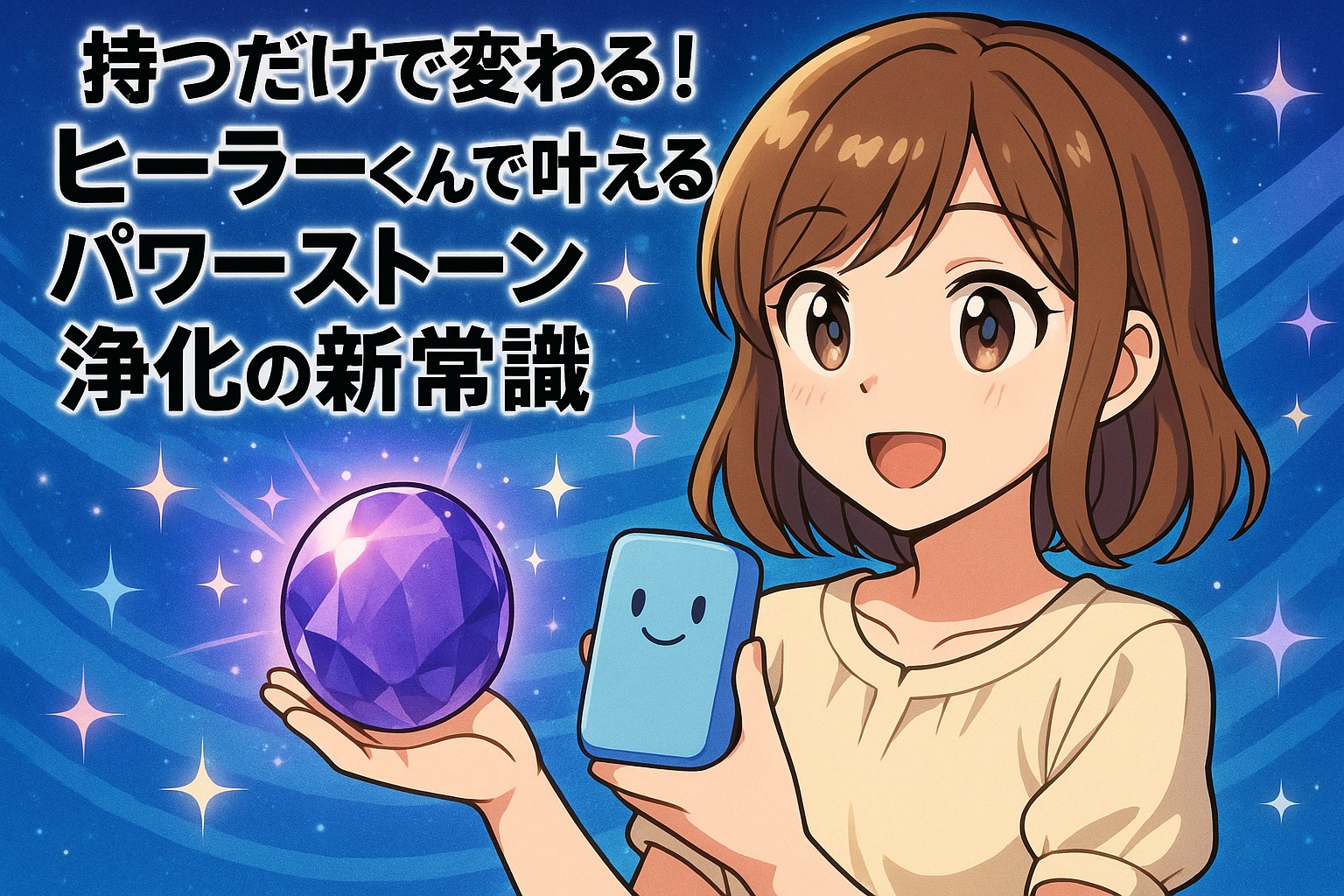 持つだけで変わる！ヒーラーくんで叶えるパワーストーン浄化の新常識
