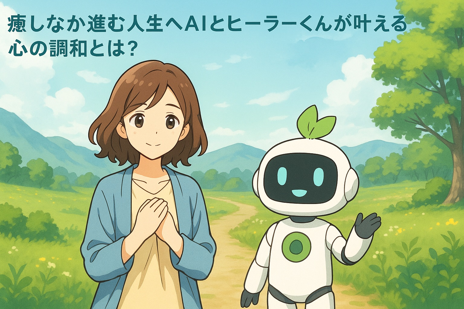 癒しながら進む人生へAIとヒーラーくんが叶える心の調和とは？