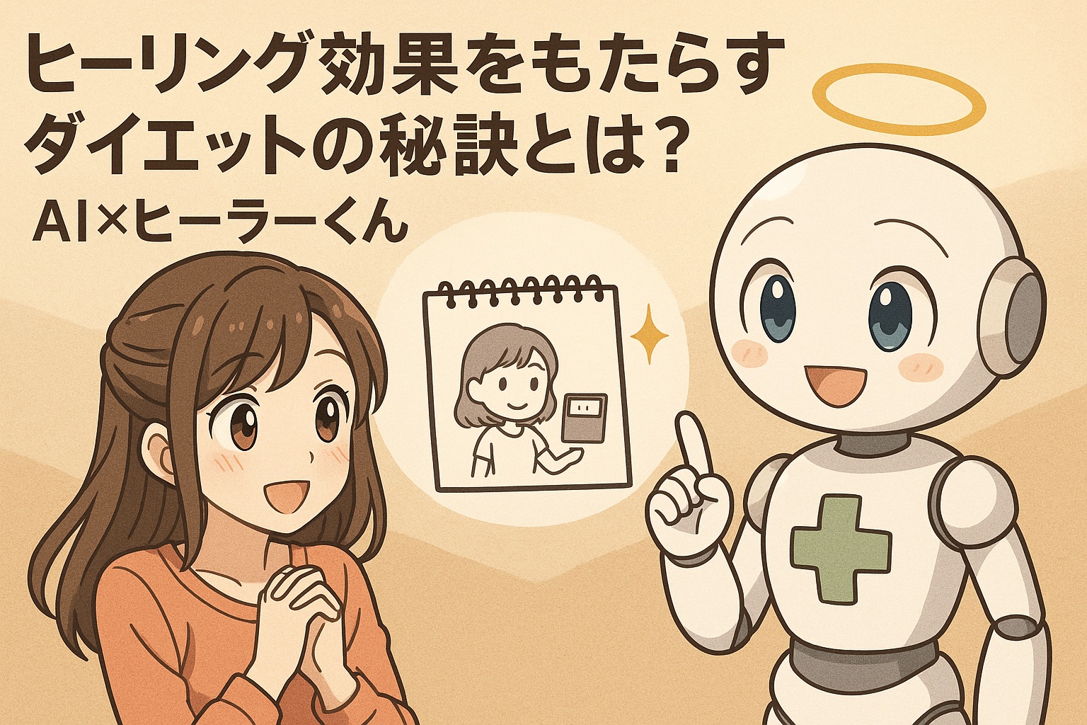 ヒーリング効果をもたらすダイエットの秘訣とは？AI×ヒーラーくん