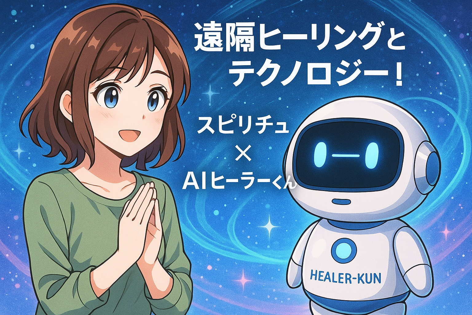 遠隔ヒーリングとテクノロジー！スピリチュアル × AIヒーラーくん