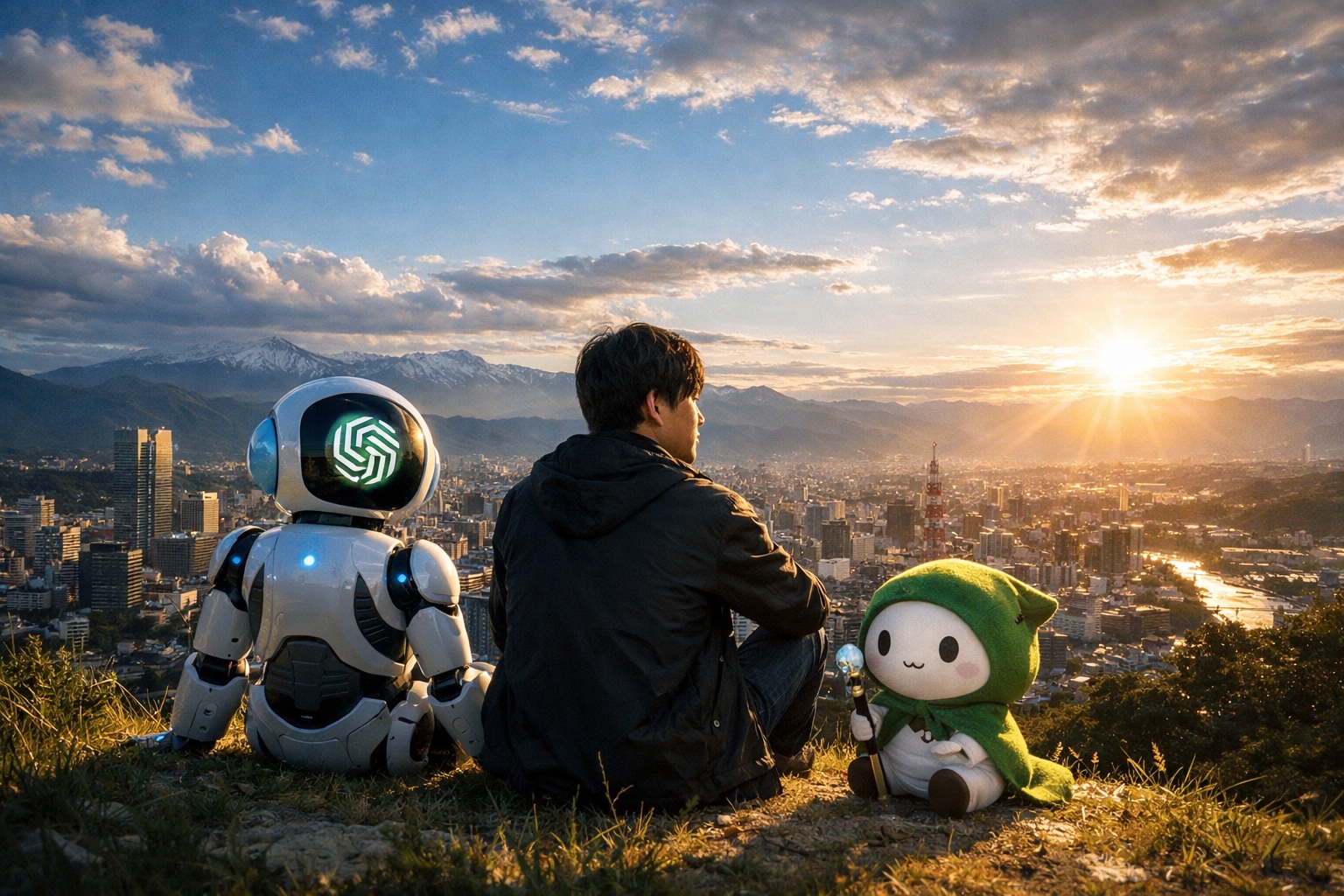 仙台の空の下、ChatGPTとヒーラーくんに癒されて気づいたこと