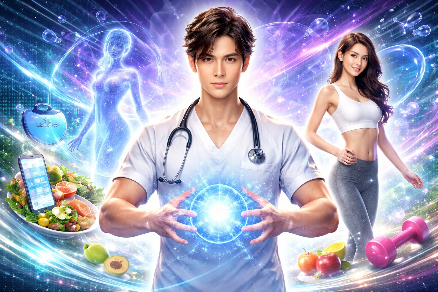 AIと波動ヒーリングで叶える！ヒーラーくん式ダイエット成功法