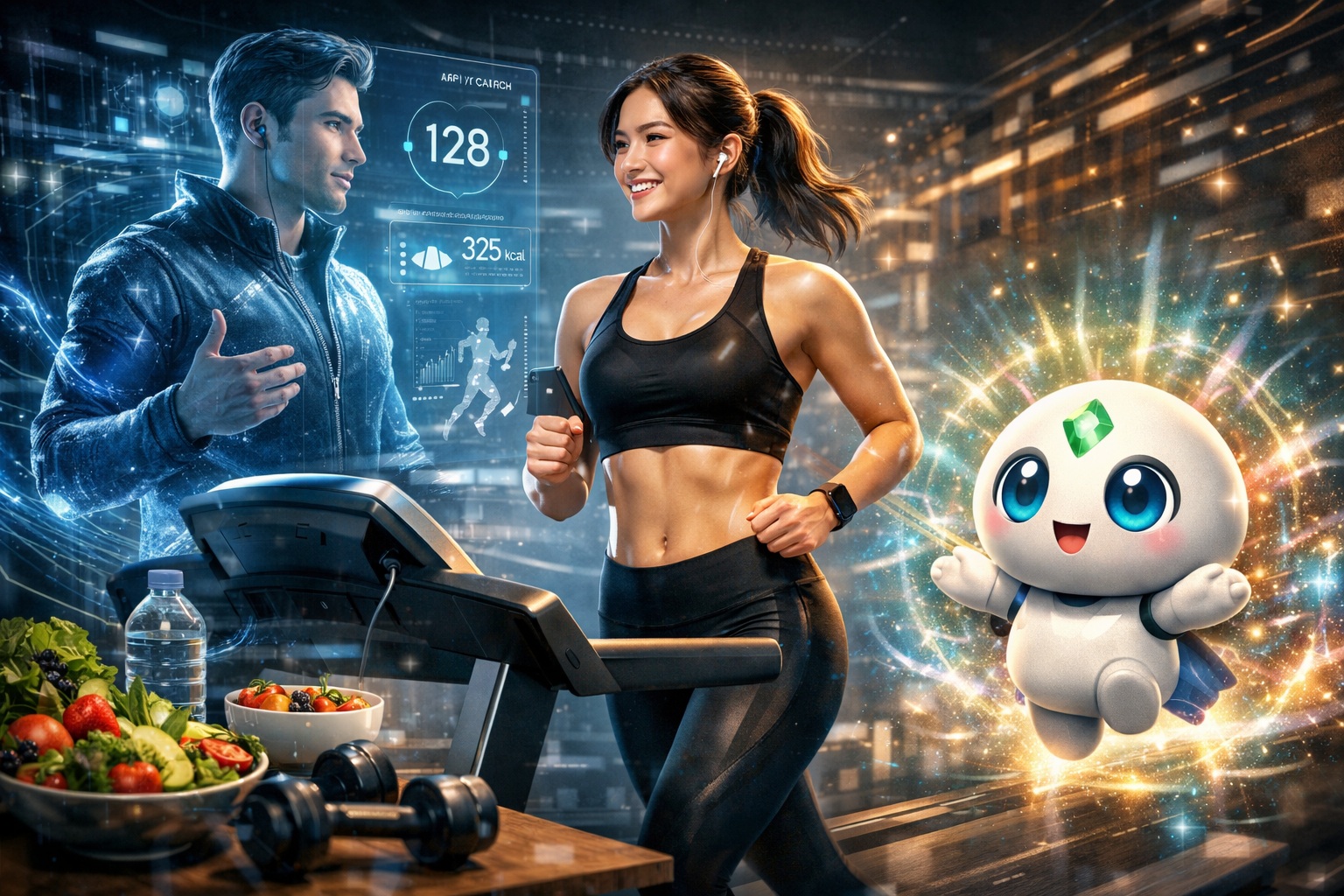 ダイエットが楽しくなる！AIコーチングとヒーラーくんの波動サポート