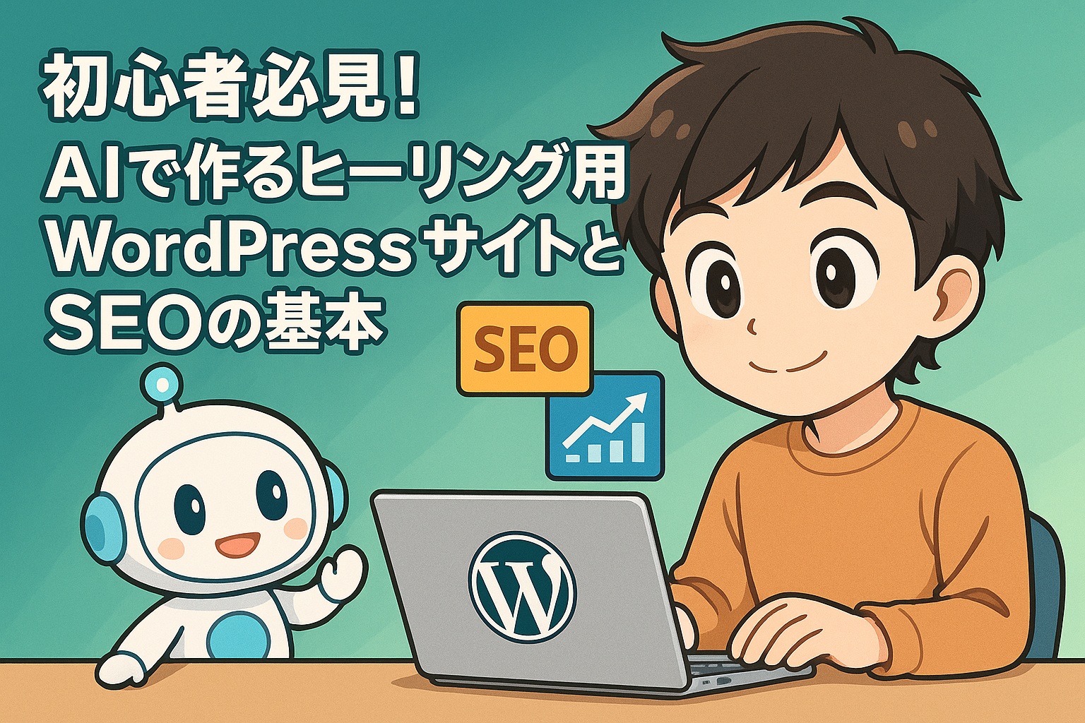 初心者必見！AIで作るヒーリング用WordPressサイトとSEOの基本