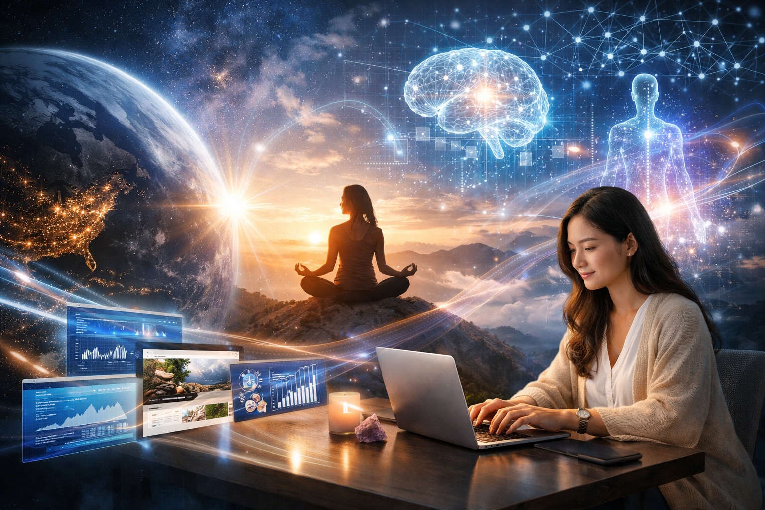 ヒーリングの魅力を世界に届ける！AIが支えるホームページ戦略