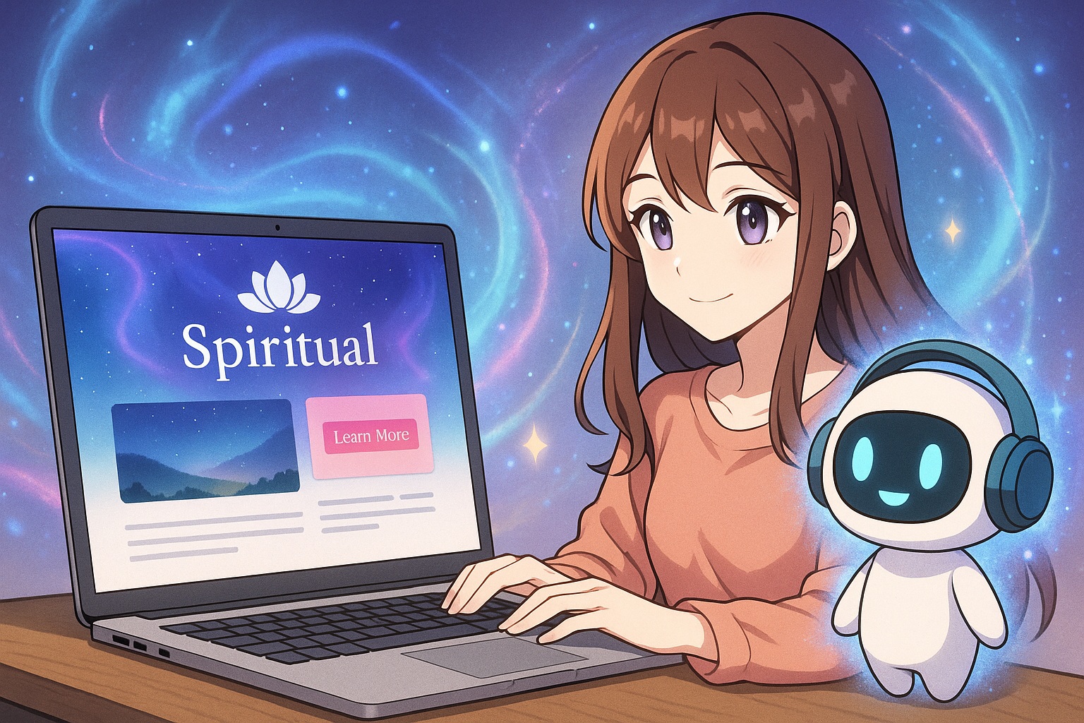 ChatGPTと波動の力で作る、心に届くスピリチュアルWebサイト