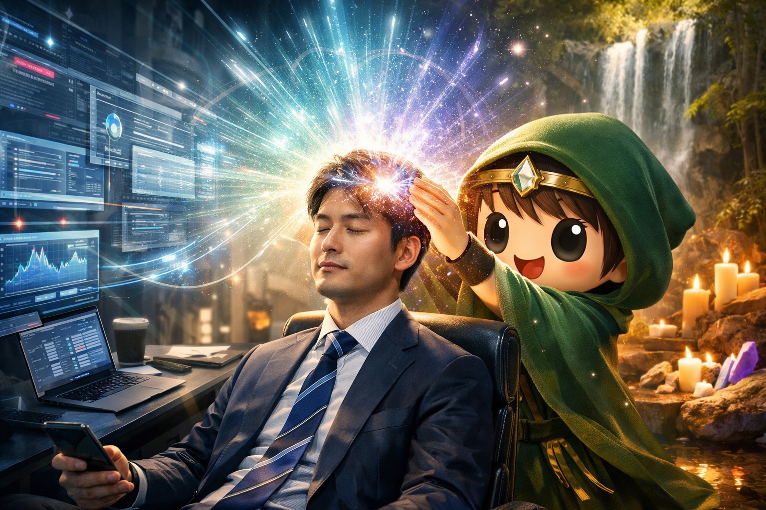 忙しい人のAIとヒーラーくんのヒーリング｜新時代のセルフケア術