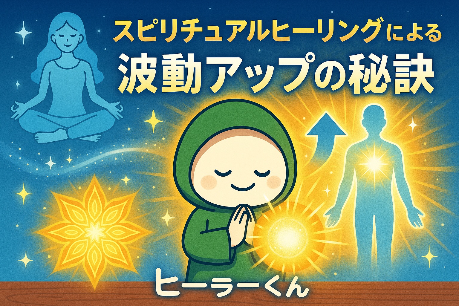 スピリチュアルヒーリングによるヒーラーくんの波動アップの秘訣