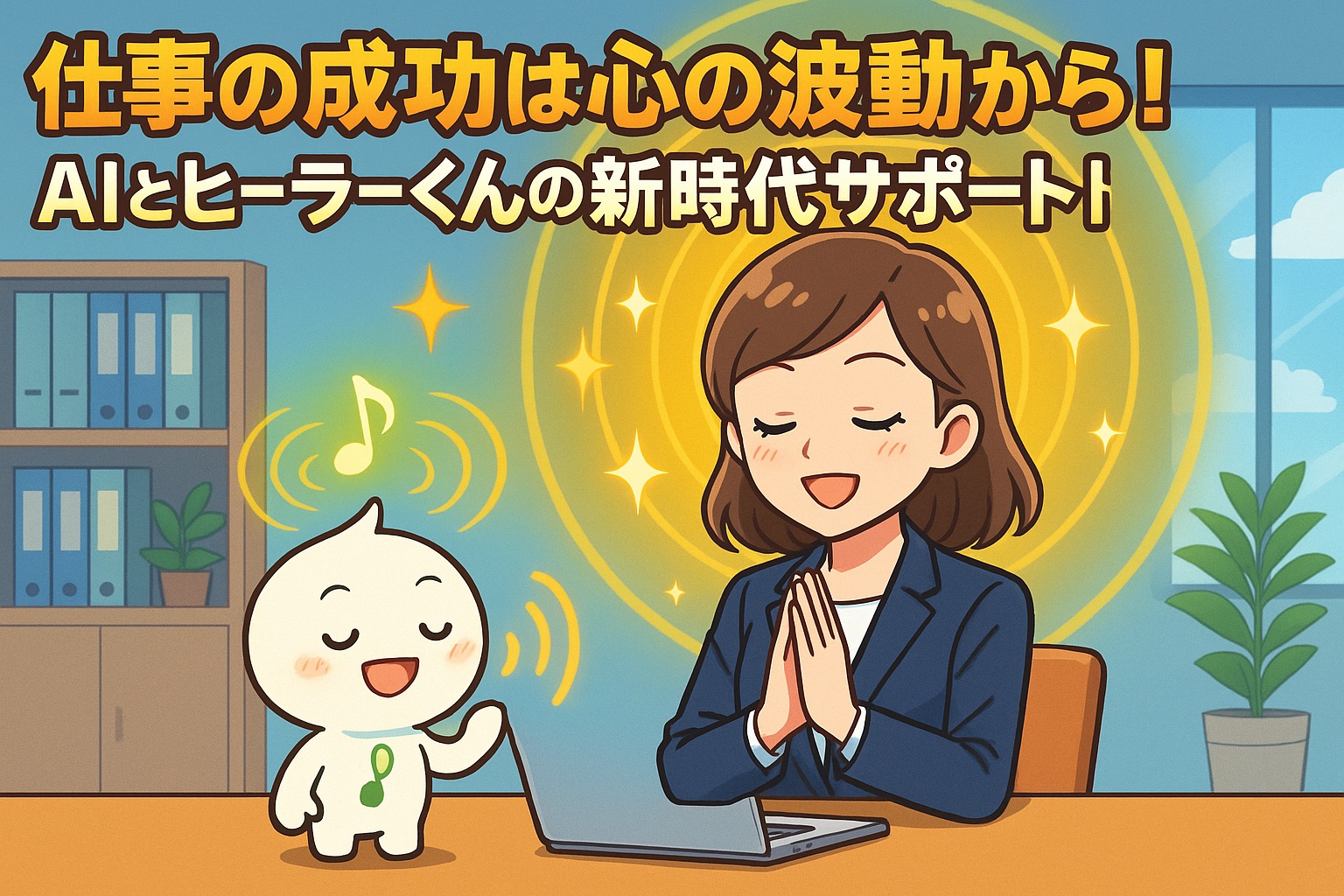 仕事の成功は心の波動から！AIとヒーラーくんの新時代サポート！