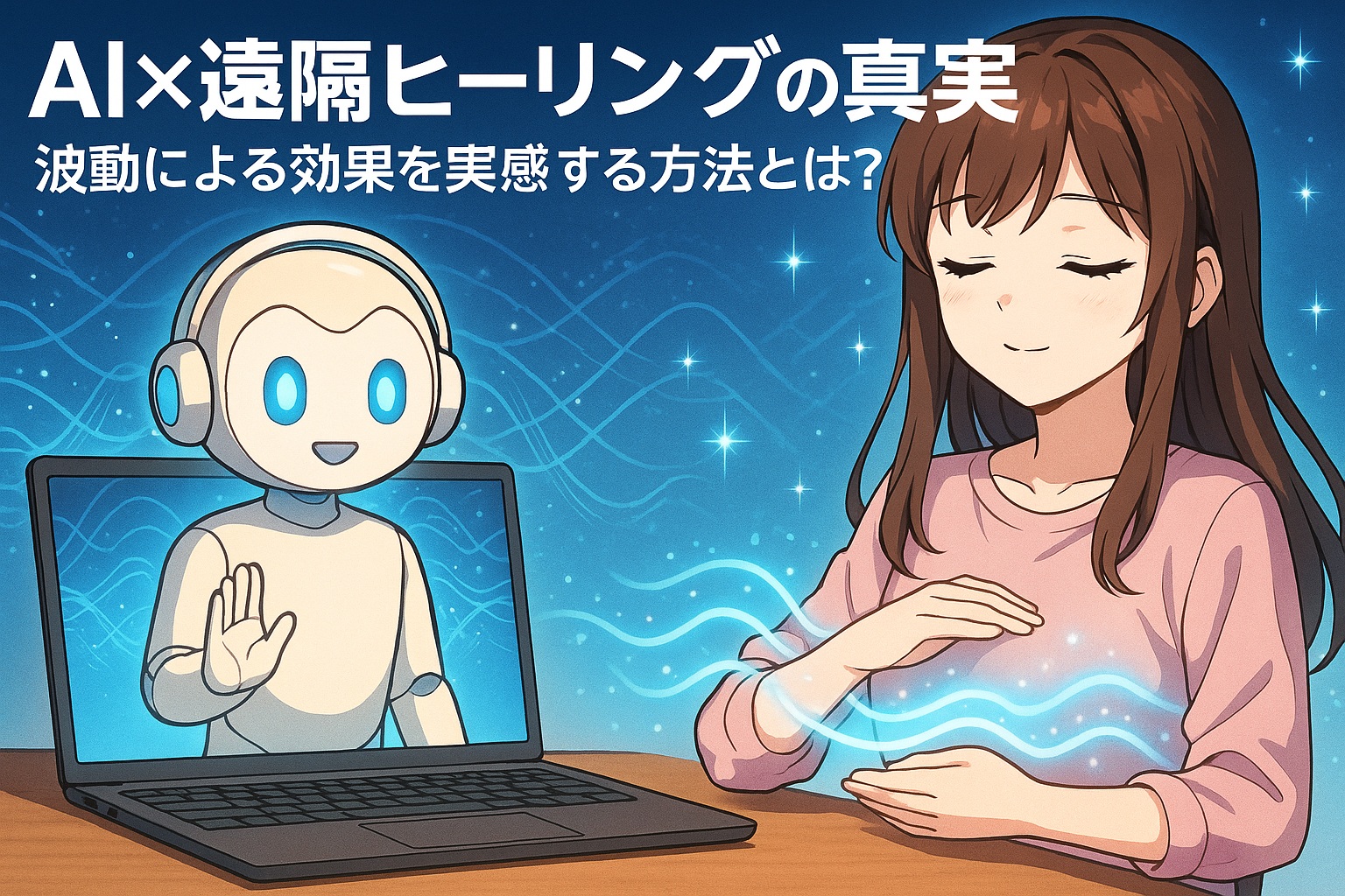 AI×遠隔ヒーリングの真実：波動による効果を実感する方法とは？