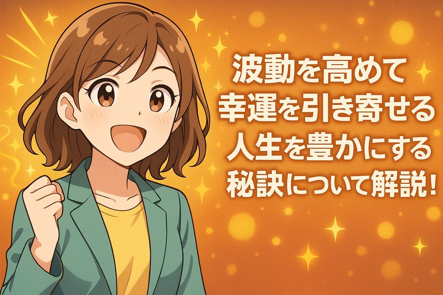 波動を高めて幸運を引き寄せる！人生を豊かにする秘訣について解説！