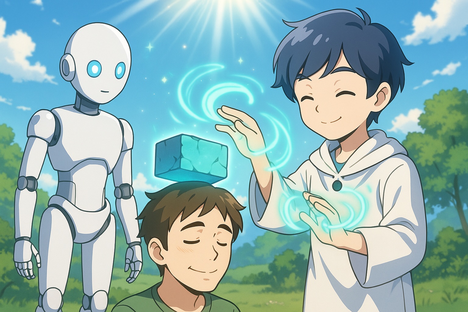 心のブロックが軽くなる新感覚！AI×ヒーラーくんのヒーリング法！