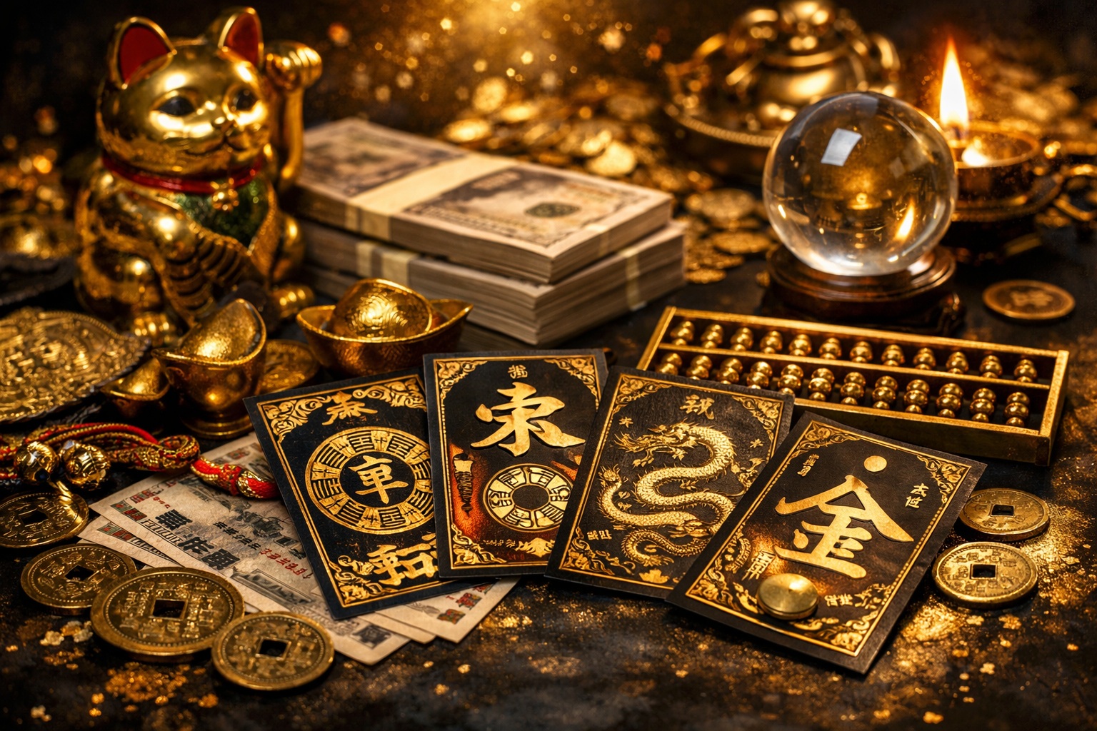 金運アップ！護符カードを使った効果的な運気アップ術